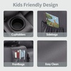 image:imageMCombo Big Kids Recliner for Ages 3 Child Reclining Chair Toddlers Recliner Sofa with Cup Holders Faux Leather Dark GreyDark Grey