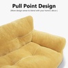 image:imageMCombo Dog Sofa for Small Medium Dogs Fabric Pet Couch Sleeping Bed Indoor 0374 YellowYellow