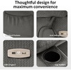 image:imageMCombo Dual Motor Lay Flat Power Lift Recliner Chair for Big and Tall Elderly Infinite Position Massage Lumbar Heat Adjustable Headrest Extended Footrest Fabric R7677 Brown MediumOversizeGrey