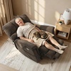 image:imageMCombo Dual Motor Oversized Power Lift Recliner Chair for Elderly with Dual Heating and Massage Infinite Position Lay Flat Lift Chair for Big and Tall Extended Footrest Fabric R7166 BurgundyCoffee