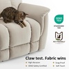 image:imageMCombo Dual Motor Oversized Power Lift Recliner Chair for Elderly with Dual Heating and Massage Infinite Position Lay Flat Lift Chair for Big and Tall Extended Footrest Fabric R7166 BurgundyBeige