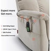 image:imageMCombo Dual Motor Oversized Power Lift Recliner Chair for Elderly with Dual Heating and Massage Infinite Position Lay Flat Lift Chair for Big and Tall Extended Footrest Fabric R7166 BurgundyBeige