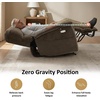 image:imageMCombo Dual Motor Oversized Power Lift Recliner Chair for Elderly with Dual Heating and Massage Infinite Position Lay Flat Lift Chair for Big and Tall Extended Footrest Fabric R7166 BurgundyCoffee