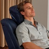 image:imageMCombo Dual Motors Leather Recliner with Power Headrest Home Theater Seating with Armrest Storage HTS422 Blue