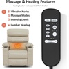 image:imageMCombo Electric Power Lift Recliner Chair with Massage and Heat for Elderly 350 lbs 2 Side Pockets and Cup Holders USB Ports Faux Leather LC001 BeigeBeige