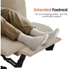image:imageMCombo Electric Power Lift Recliner Chair with Massage and Heat for Elderly 350 lbs 2 Side Pockets and Cup Holders USB Ports Faux Leather LC001 BeigeBeige