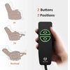 image:imageMCombo Electric Power Swivel Glider Rocker Recliner Chair with Cup Holders for Nursery Hand Remote Control USB Ports 2 Side amp Front Pockets Plush Fabric 7797 BrownBrown