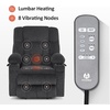 image:imageMCombo Large Dual Motor Power Lift Recliner Chair Sofa with Massage and Heat for Tall Elderly People Infinite Position USB Ports Fabric 7896 Dark Gray LargeRegular