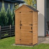 image:imageMCombo Large Outdoor Storage Cabinet with 3 Shelves 80 Inches Tall Outside Storage Shed with Floor Oversize Garden Shed for Yard Lawn Patio 1998