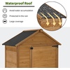 image:imageMCombo Large Outdoor Storage Cabinet with 3 Shelves 80 Inches Tall Outside Storage Shed with Floor Oversize Garden Shed for Yard Lawn Patio 1998