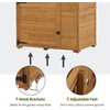 image:imageMCombo Large Outdoor Storage Cabinet with 3 Shelves 80 Inches Tall Outside Storage Shed with Floor Oversize Garden Shed for Yard Lawn Patio 1998
