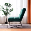 image:imageMCombo Loveseat Sofa Couch MidCentury Velvet Armless Settee 2Seater Upholstered Bench for Living Room Bedroom 4018 2 Sets BrownDark Green