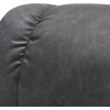 image:imageMCombo Manual Swivel Recliner with Ottoman Reclining Chair with Vibration Massage for Small Spaces Living Room Office Faux Leather 9068 Dark BrownDark Grey