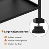 image:imageMCombo Metal Workbench for Garage Adjustable Worktable with Storage Cabinet for Home Office Basements Bench81 Black