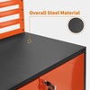 image:imageMCombo Metal Workbench for Garage Adjustable Worktable with Storage Cabinet for Home Office Basements Bench81 Orange