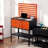 image:imageMCombo Metal Workbench for Garage Adjustable Worktable with Storage Cabinet for Home Office Basements Bench81 Orange