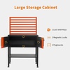 image:imageMCombo Metal Workbench for Garage Adjustable Worktable with Storage Cabinet for Home Office Basements Bench81 Orange