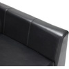 image:imageMCombo Modern Accent Chair Faux Leather Lounge Armchair with Sloped Arms for Living Room Office Reception Waiting Room 4629 1 GreyBlack