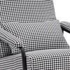 image:imageMCombo Modern Accent Chair with Ottoman Soft Fabric Club Armchair Upholstered Leisure Chair for Small Space Living Room amp Bedroom 41231