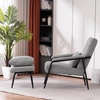 image:imageMCombo Modern Accent Chair with Ottoman Soft Fabric Club Armchair Upholstered Leisure Chair for Small Space Living Room amp Bedroom 41232
