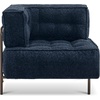 image:imageMCombo Modular Sofa Couch with Removable Cushion Accent Sofa Chair Upholstered for Living Room Apartment Office Ivory Corner SeatBlue