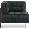 image:imageMCombo Modular Sofa Couch with Removable Cushion Accent Sofa Chair Upholstered for Living Room Apartment Office Ivory Corner SeatGrey