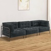image:imageMCombo Modular Sofa Couch with Removable Cushion Accent Sofa Chair Upholstered for Living Room Apartment Office Ivory Corner SeatGrey