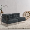 image:imageMCombo Modular Sofa Couch with Removable Cushion Accent Sofa Chair Upholstered for Living Room Apartment Office Ivory Corner SeatGrey
