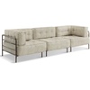 image:imageMCombo Modular Sofa Couch with Removable Cushion Accent Sofa Chair Upholstered for Living Room Apartment Office Ivory Corner SeatIvory
