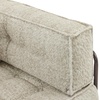 image:imageMCombo Modular Sofa Couch with Removable Cushion Accent Sofa Chair Upholstered for Living Room Apartment Office Ivory Corner SeatIvory