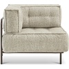 image:imageMCombo Modular Sofa Couch with Removable Cushion Accent Sofa Chair Upholstered for Living Room Apartment Office Ivory Corner SeatIvory