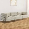 image:imageMCombo Modular Sofa Couch with Removable Cushion Accent Sofa Chair Upholstered for Living Room Apartment Office Ivory Corner SeatIvory