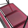 image:imageMCombo Outdoor Patio Canopy Swing Chair 3Person Steel Frame Textilence Seats Swing Glider 4507 BurgundyBurgundy