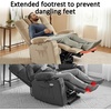 image:imageMCombo Oversized Dual Motor Power Lift Recliner Chair Sofa with Massage and Heat for Big Elderly People Infinite Position USB Ports Fabric R7688 Navy Blue LargeOversizeBeige