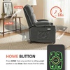 image:imageMCombo Oversized Dual Motor Power Lift Recliner Chair Sofa with Massage and Heat for Big Elderly People Infinite Position USB Ports Fabric R7688 Navy Blue LargeOversizeGrey