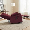 image:imageMCombo Oversized Dual Motor Power Lift Recliner Chair Sofa with Massage and Heat for Big Elderly People Infinite Position USB Ports Fabric R7688 Navy Blue LargeOversizeBurgundy