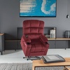 image:imageMCombo Oversized Dual Motor Power Lift Recliner Chair Sofa with Massage and Heat for Big Elderly People Infinite Position USB Ports Fabric R7688 Navy Blue LargeOversizeBurgundy