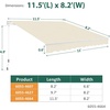 image:imageMCombo Patio Awning 10x8 Feet Sunshade Canopy for Manual Retractable Awnings 4627 Beige 10x8ftBeige