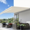 image:imageMCombo Patio Awning 10x8 Feet Sunshade Canopy for Manual Retractable Awnings 4627 Beige 10x8ftOffwhite