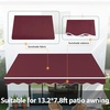 image:imageMCombo Patio Awning 111x95 Feet Fabric Replacement Sunshade Canopy for Retractable Awnings 111x95 ft BurgundyBurgundy