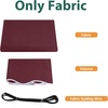 image:imageMCombo Patio Awning 111x95 Feet Fabric Replacement Sunshade Canopy for Retractable Awnings 111x95 ft BurgundyBurgundy