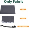 image:imageMCombo Patio Awning 111x95 Feet Fabric Replacement Sunshade Canopy for Retractable Awnings 111x95 ft BurgundyGray