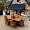image:imageMCombo Patio Window Awnings 63 with Aluminum Frame Fully Assembled Manual Retractable Sunshade Canopy for Windows amp Doors Dark Grey 63Dark Blue
