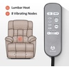 image:imageMCombo Power Lift Recliner Chair Sofa with Massage and Heat Adjustable Headrest 3 Positions USB Ports for Elderly People Faux Leather 7533Blue