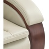 image:imageMCombo Power Lift Recliner Chair Sofa with Massage and Heat Adjustable Headrest for Elderly People Solid Wood Armrest USB Ports Side Pockets Faux Leather 7917 Cream White MediumCream White