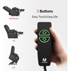 image:imageMCombo Power Lift Recliner Chair for Elderly Lift Chair with Heat and Massage USB ampType C Ports Cup Holders Faux Leather 7095 Medium BlackGrey