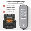 image:imageMCombo Power Lift Recliner Chair for Elderly Lift Chair with Heat and Massage USB ampType C Ports Cup Holders Faux Leather 7095 Medium BlackGrey