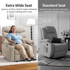 image:imageMCombo Power Lift Recliner Chair with Extended Footrest for Elderly People Fabric 7287 Brown MediumOatmeal