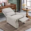 image:imageMCombo Pushback Recliner Chair Chenille Upholstered Accent Chairs Adjustable Reclining Sofa with Easy Lounge for Living Room Office 4865 GreyBeige