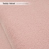 image:imageMCombo Storage Ottoman Bench Teddy Fabric Upholstered Footstool with Storage Space Bed End Bench for Bedroom Living Room Entryway W709 PinkPink